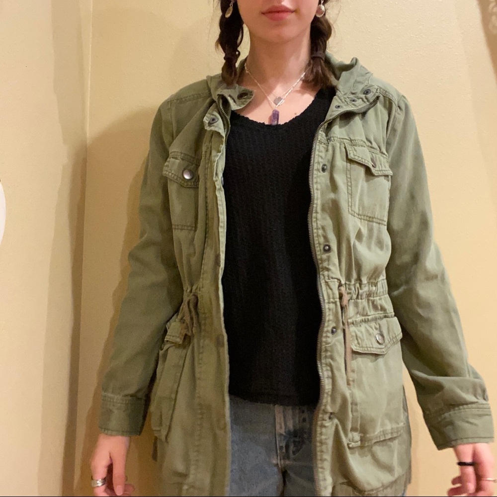 bp olive green jacket